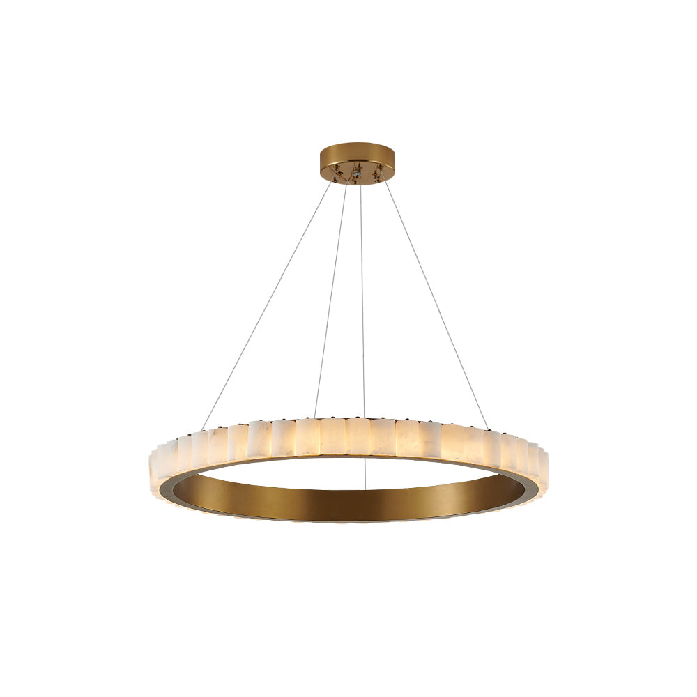 Rildenenelle Alabaster Chandelier-Moonnatur