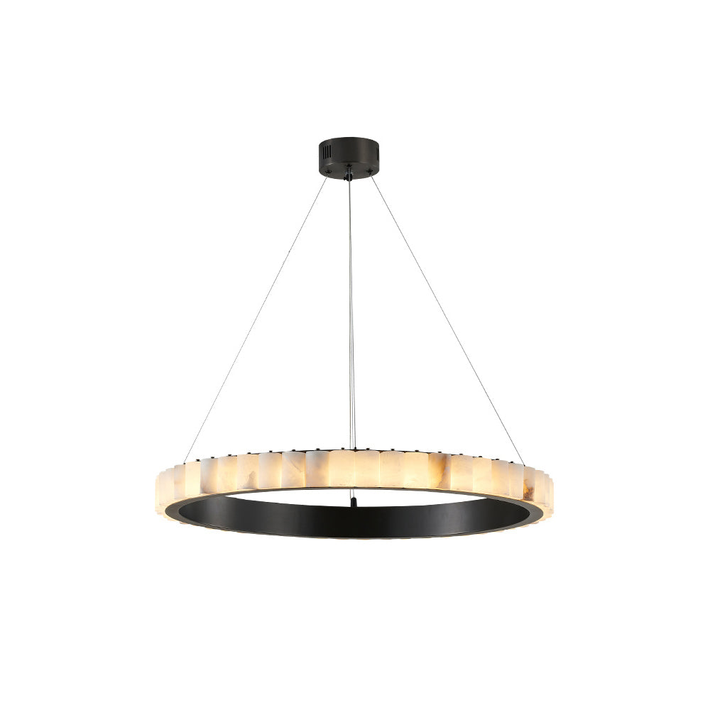 Rildenenelle Alabaster Chandelier-Moonnatur