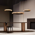 Rildenenelle Alabaster Chandelier-Moonnatur