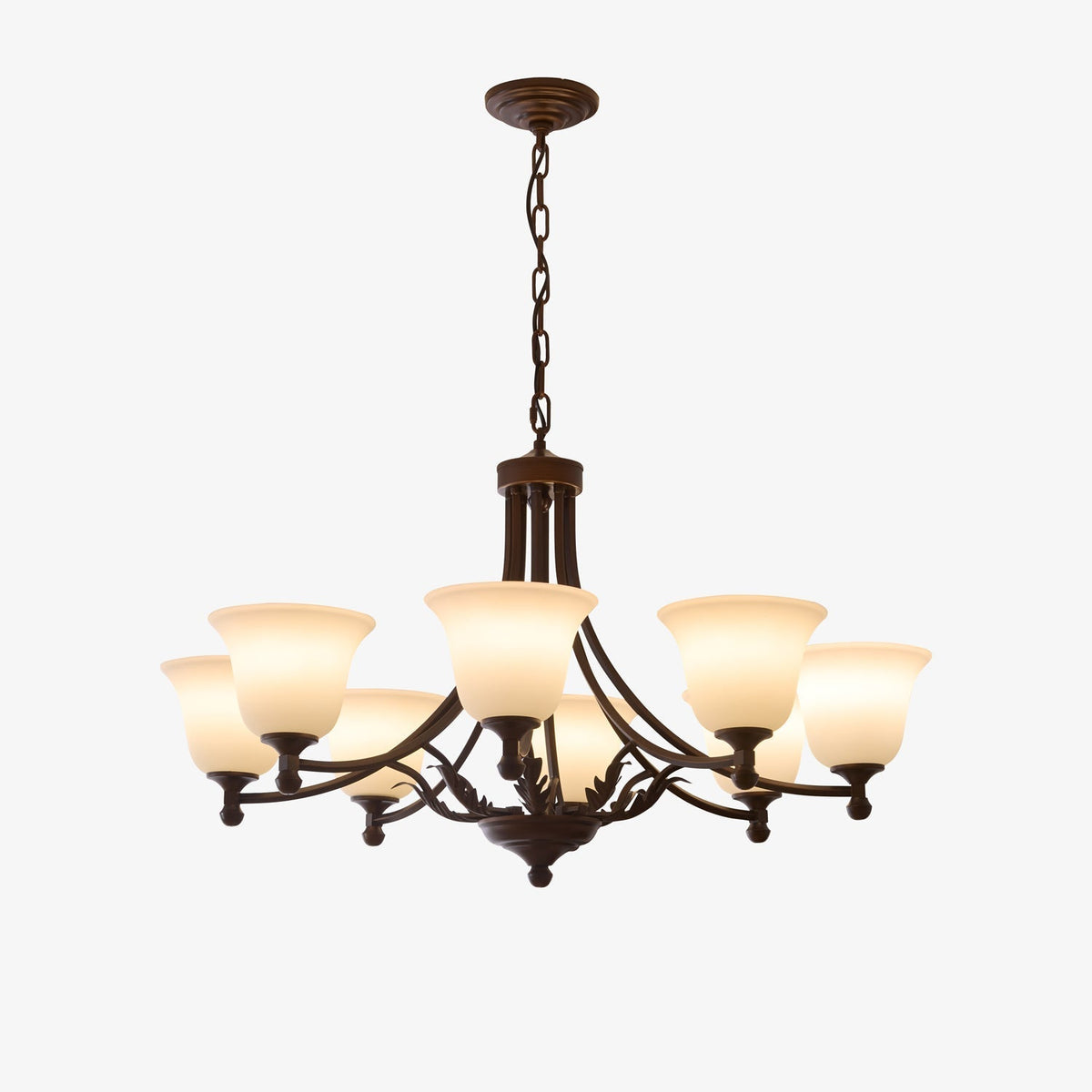 Vardenella Glass Chandelier-Moonnatur