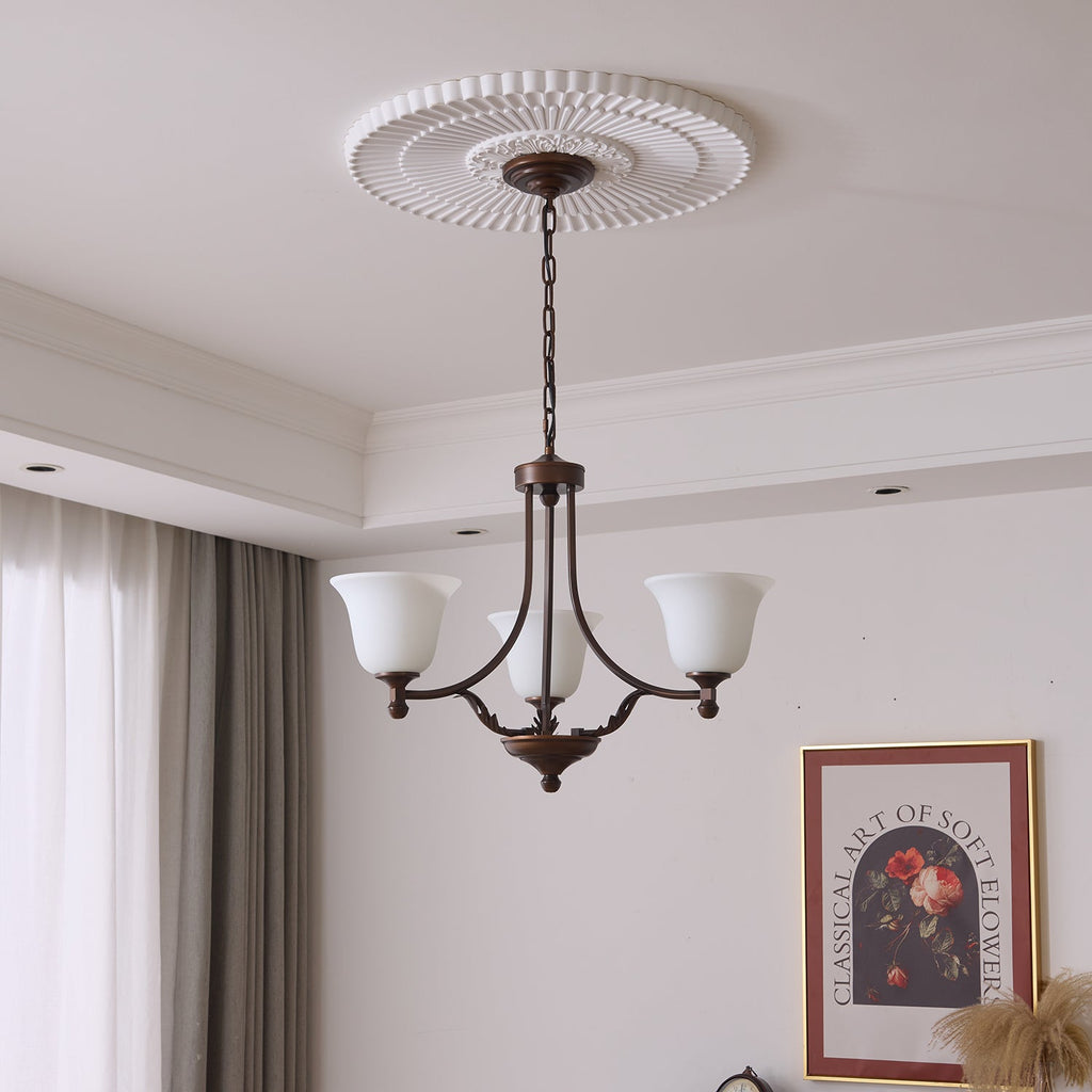 Vardenella Glass Chandelier-Moonnatur