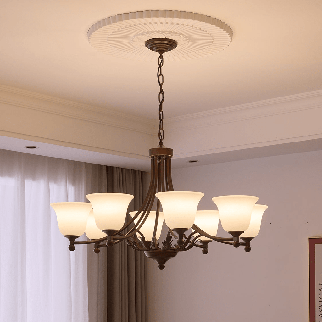 Vardenella Glass Chandelier-Moonnatur