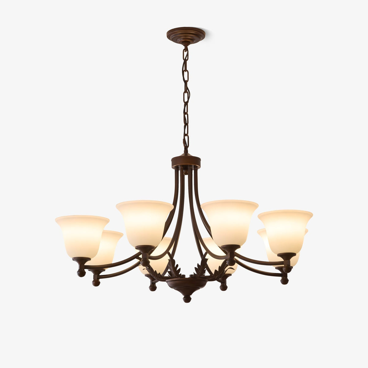 Vardenella Glass Chandelier-Moonnatur
