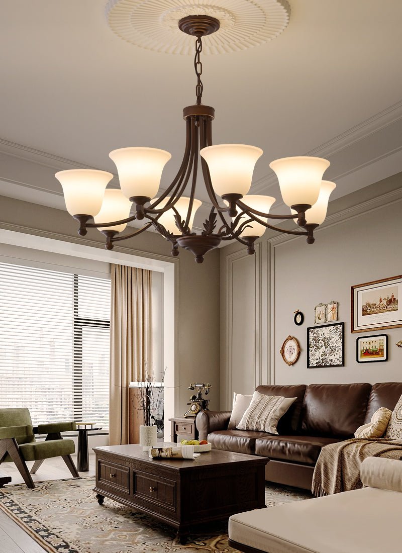 Vardenella Glass Chandelier-Moonnatur