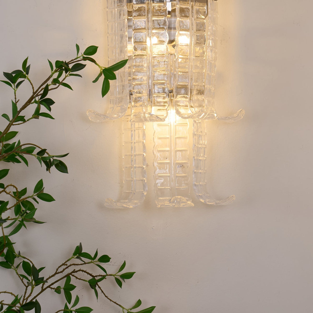 Kenrenholm Glass Wall Light-Moonnatur