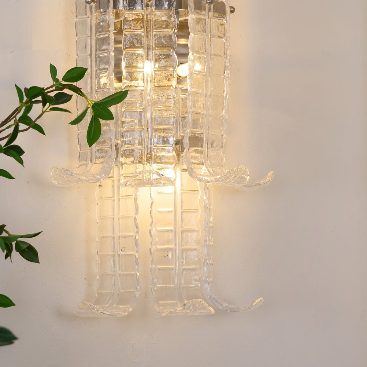 Kenrenholm Glass Wall Light-Moonnatur