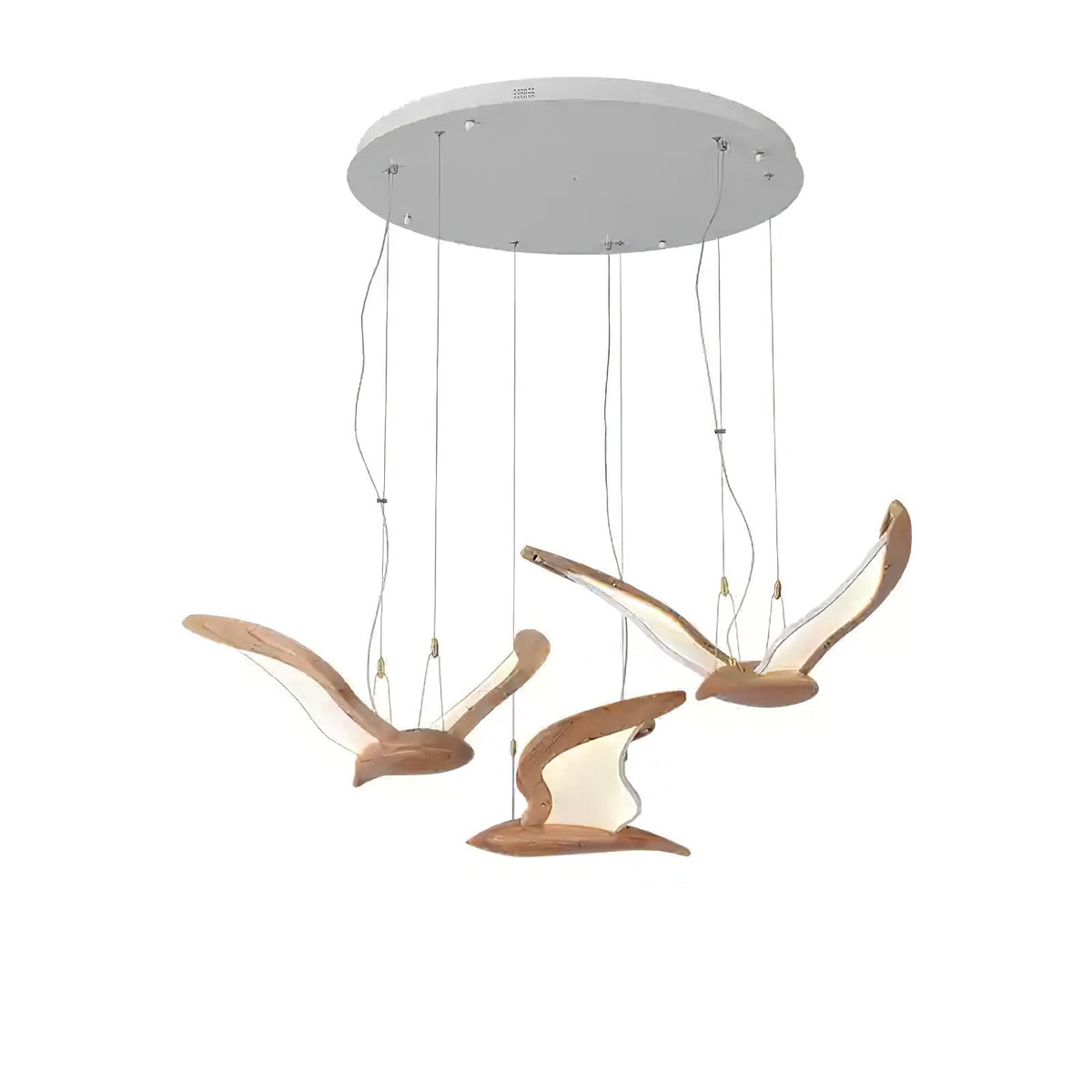Virelia Wood Pendant Light-Moonnatur
