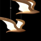 Virelia Wood Pendant Light-Moonnatur