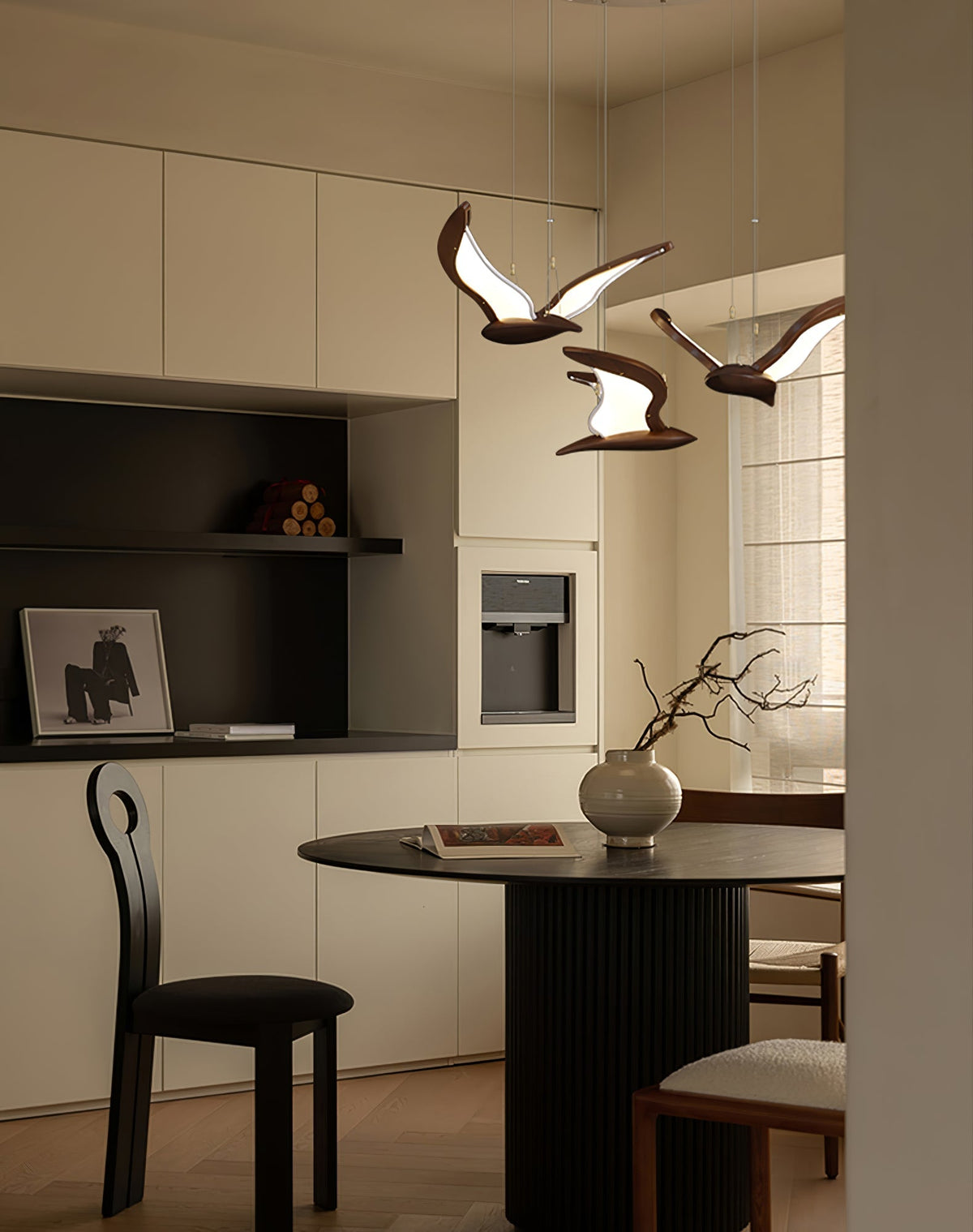 Virelia Wood Pendant Light-Moonnatur