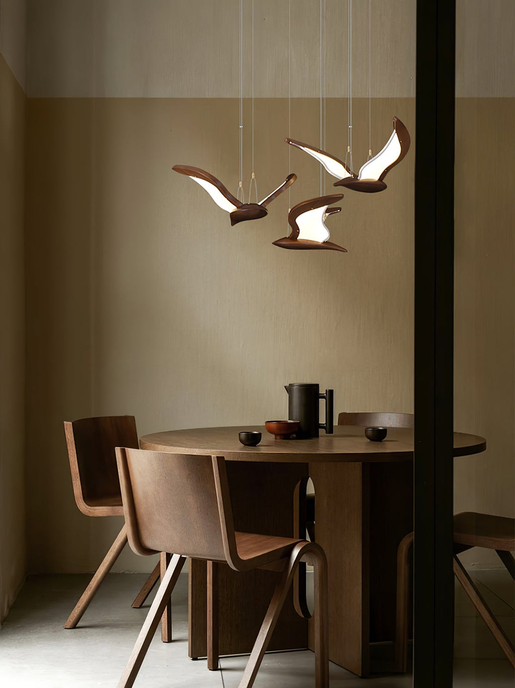 Virelia Wood Pendant Light-Moonnatur