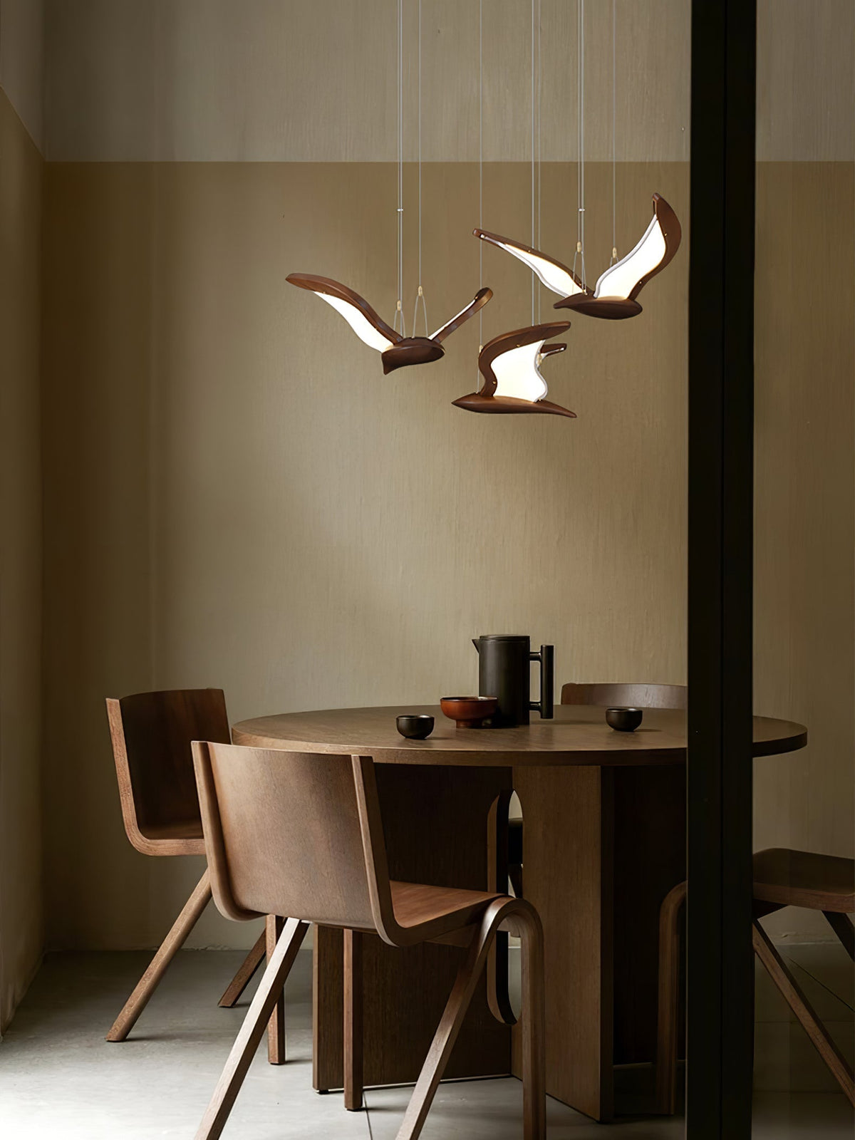 Virelia Wood Pendant Light-Moonnatur