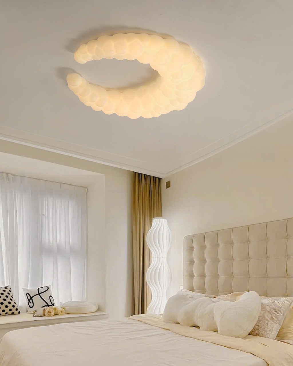 Asterenna Polyethylene Ceiling Light-Moonnatur