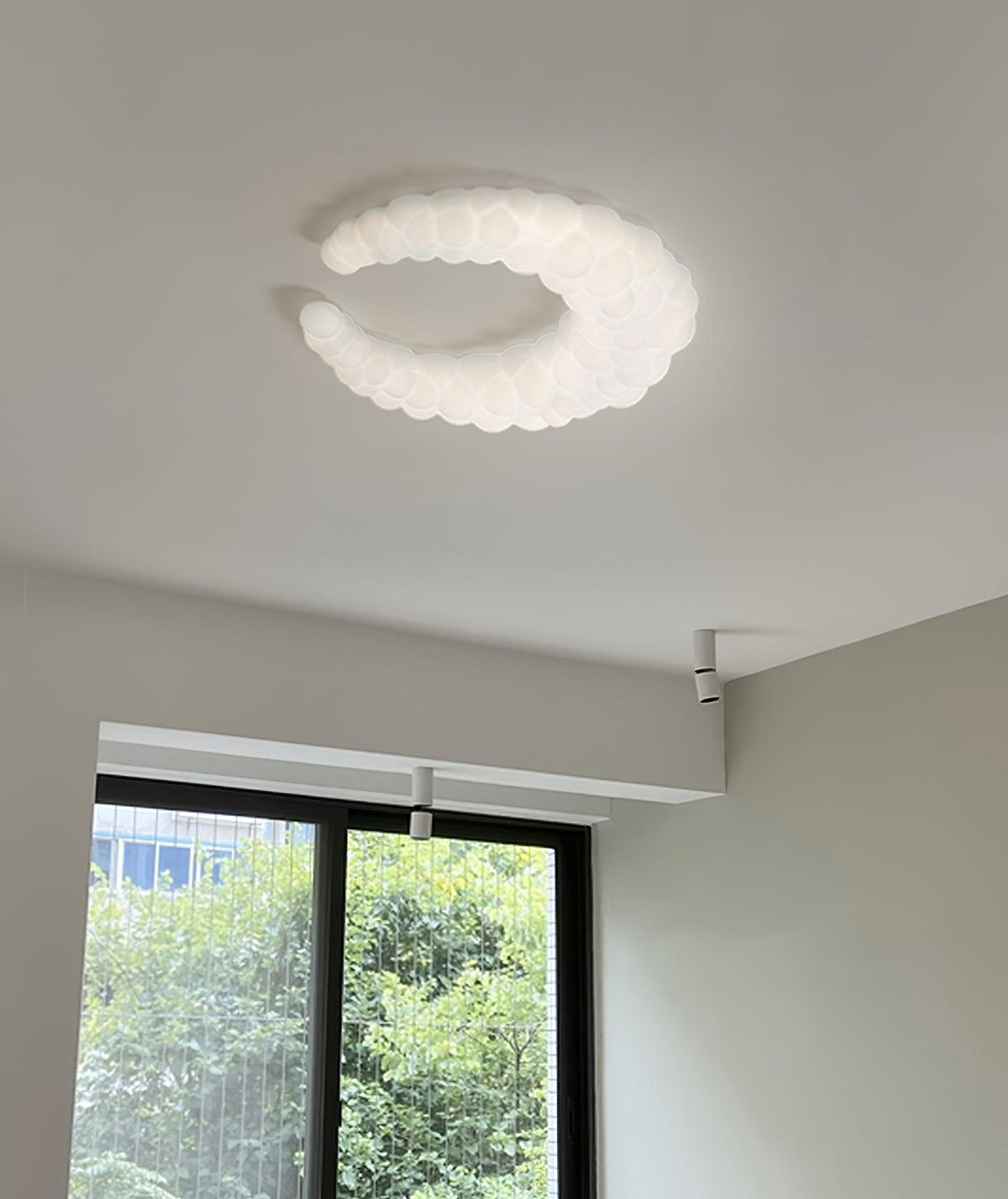 Asterenna Polyethylene Ceiling Light-Moonnatur