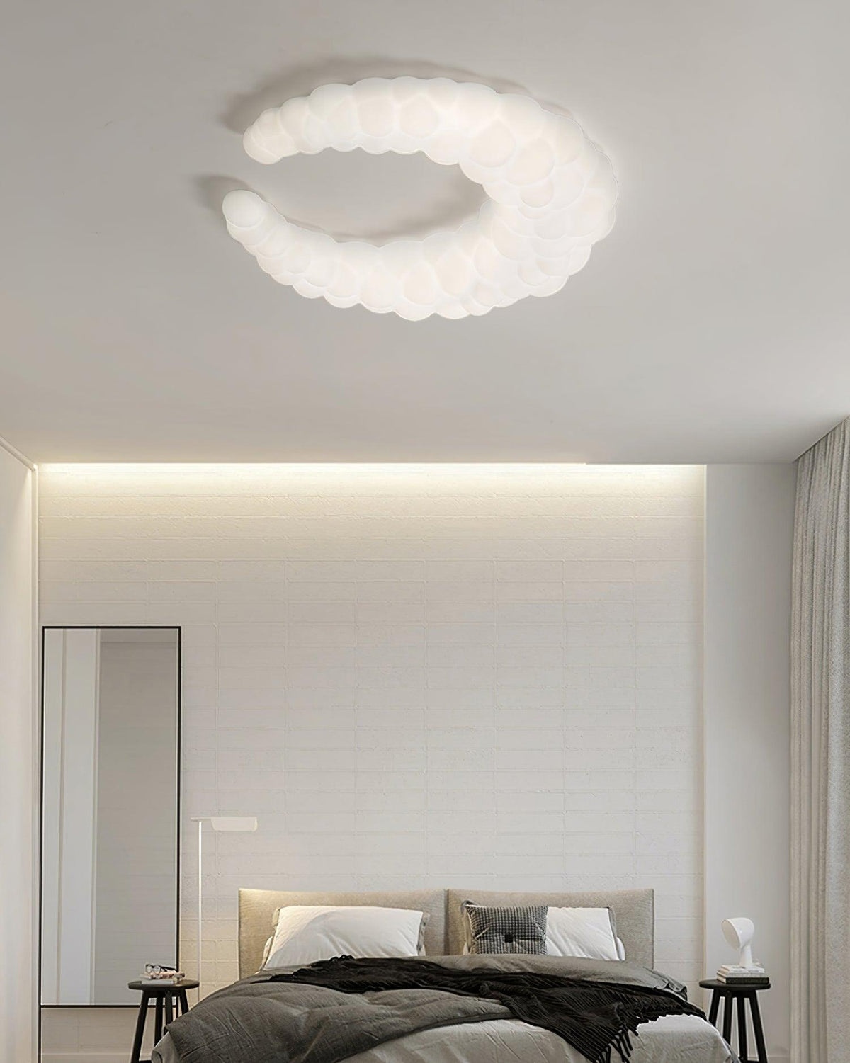 Asterenna Polyethylene Ceiling Light-Moonnatur