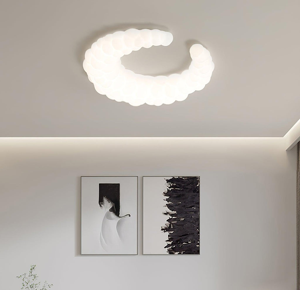 Asterenna Polyethylene Ceiling Light-Moonnatur