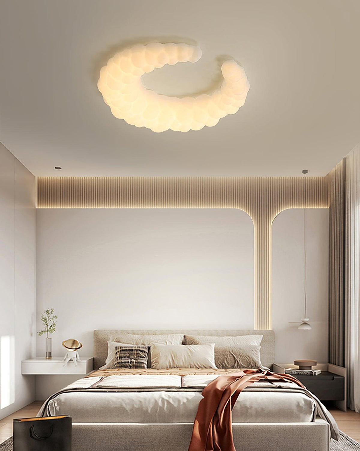 Asterenna Polyethylene Ceiling Light-Moonnatur