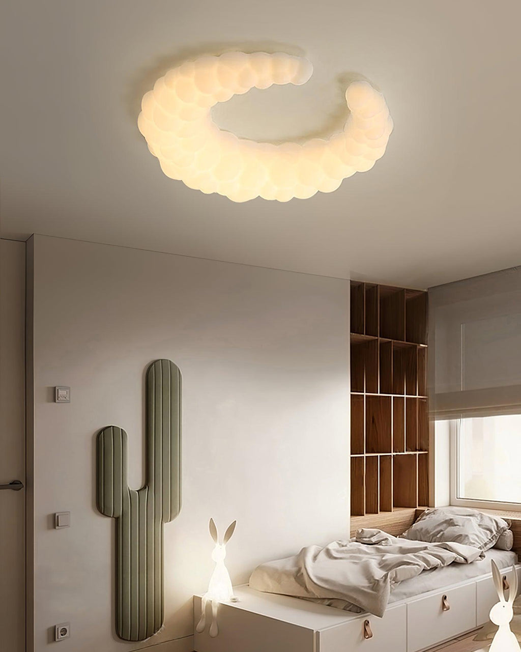 Asterenna Polyethylene Ceiling Light-Moonnatur