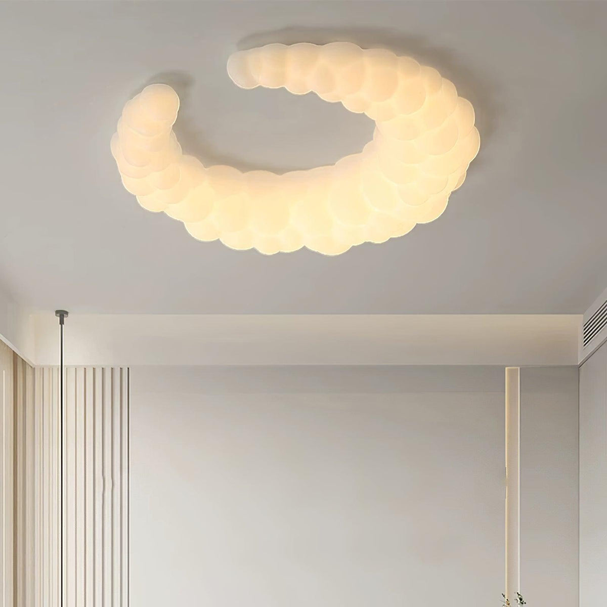 Asterenna Polyethylene Ceiling Light-Moonnatur