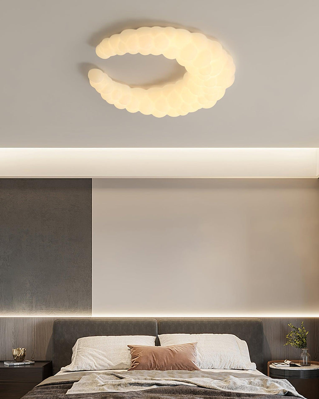 Asterenna Polyethylene Ceiling Light-Moonnatur