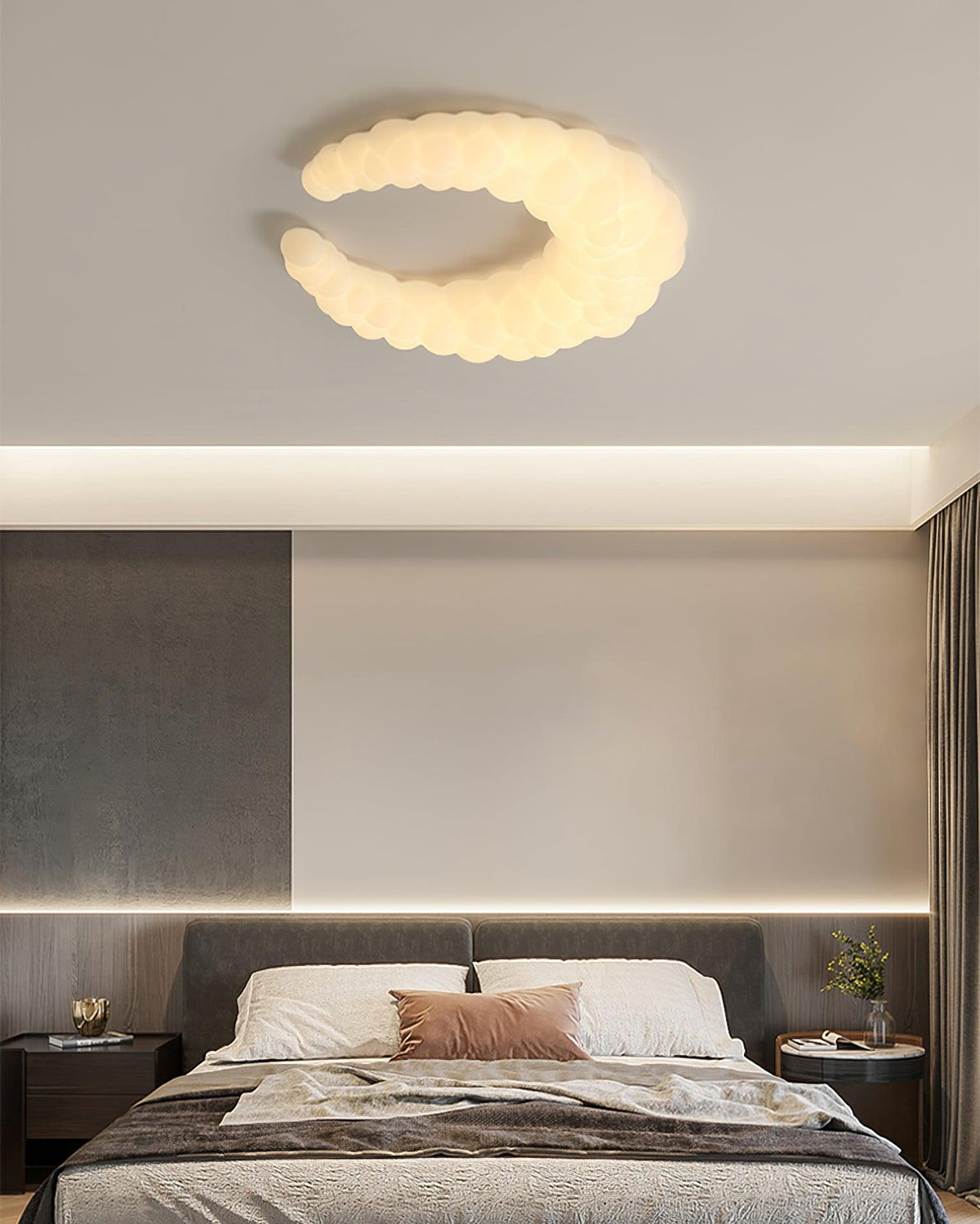 Asterenna Polyethylene Ceiling Light-Moonnatur
