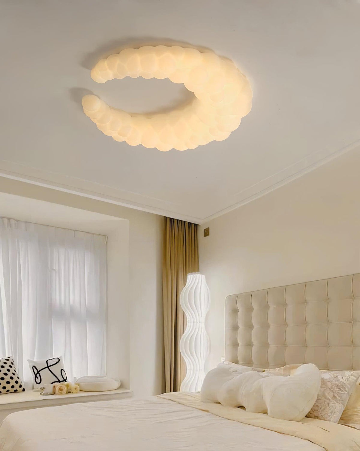 Asterenna Polyethylene Ceiling Light-Moonnatur