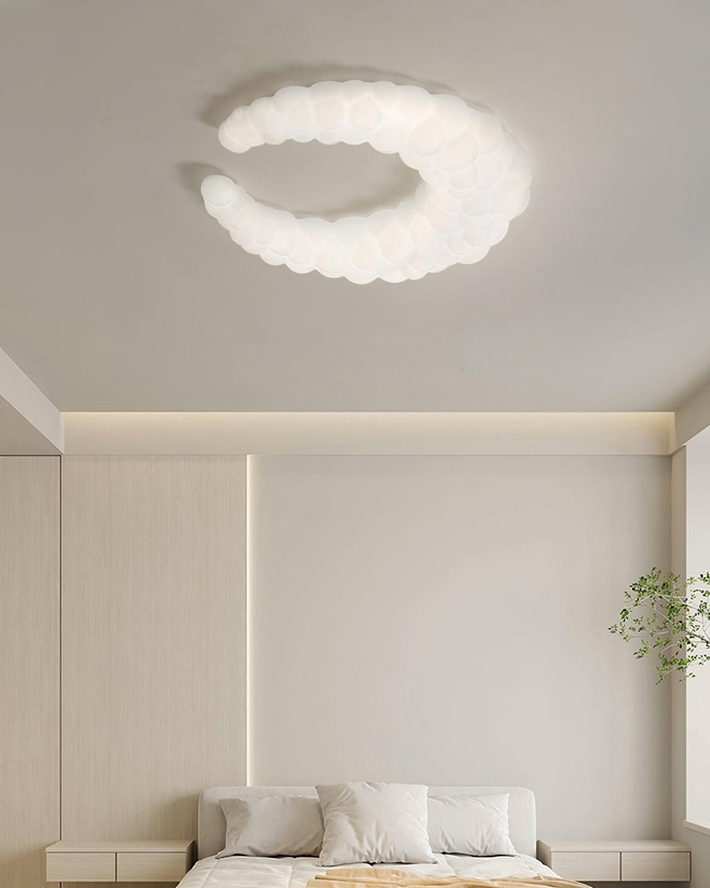 Asterenna Polyethylene Ceiling Light-Moonnatur