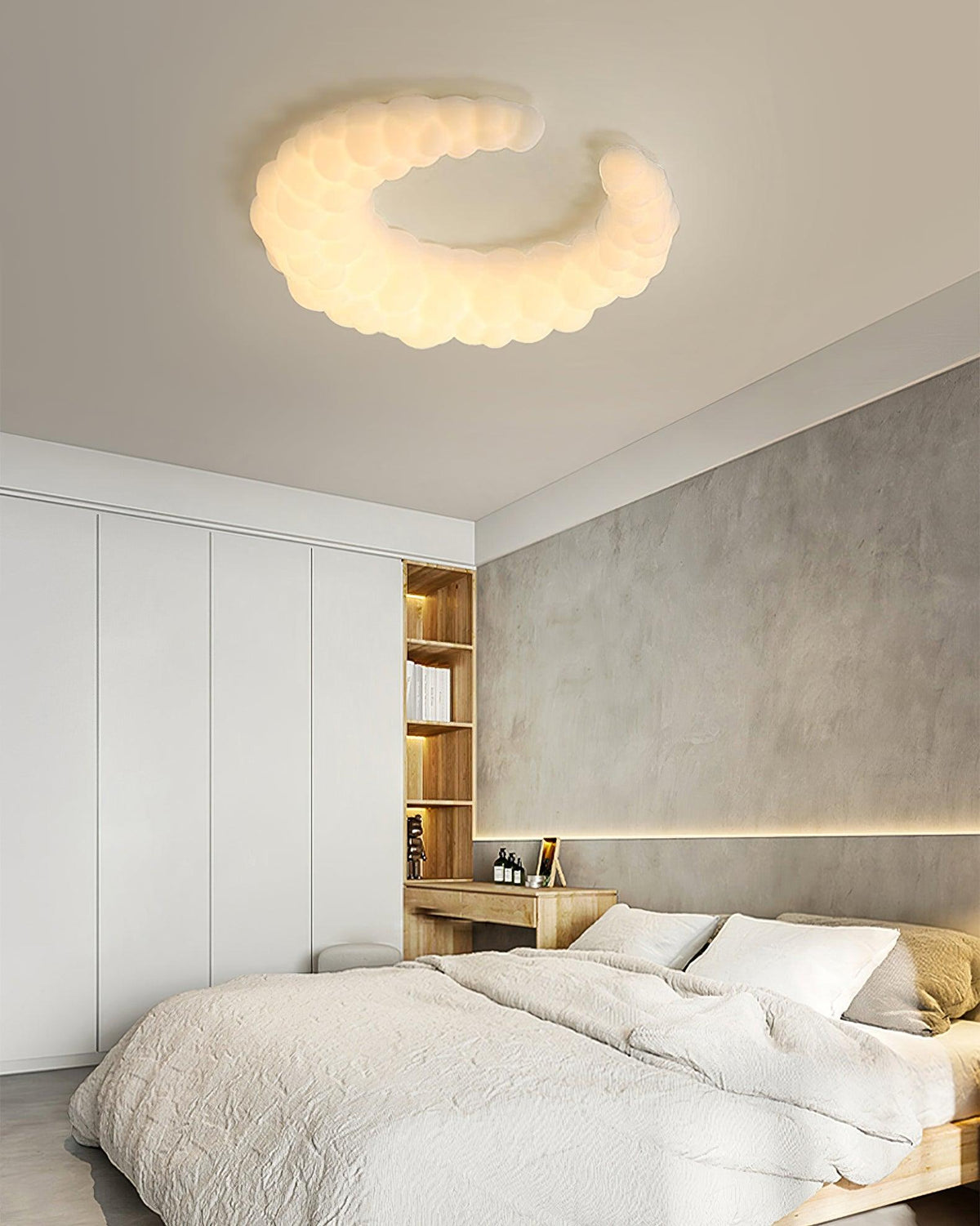 Asterenna Polyethylene Ceiling Light-Moonnatur