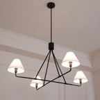Idenune Fabric Chandelier-Moonnatur