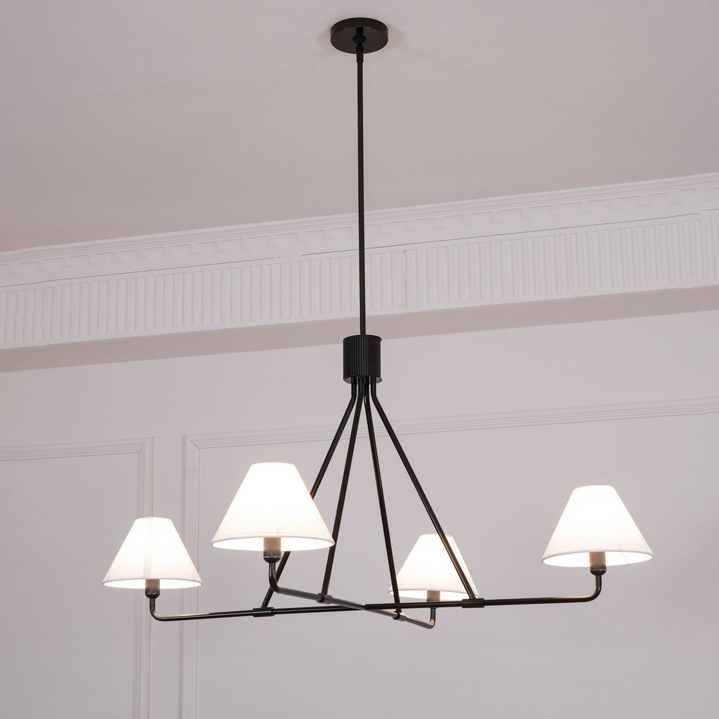 Nardenaria Fabric Chandelier-Moonnatur