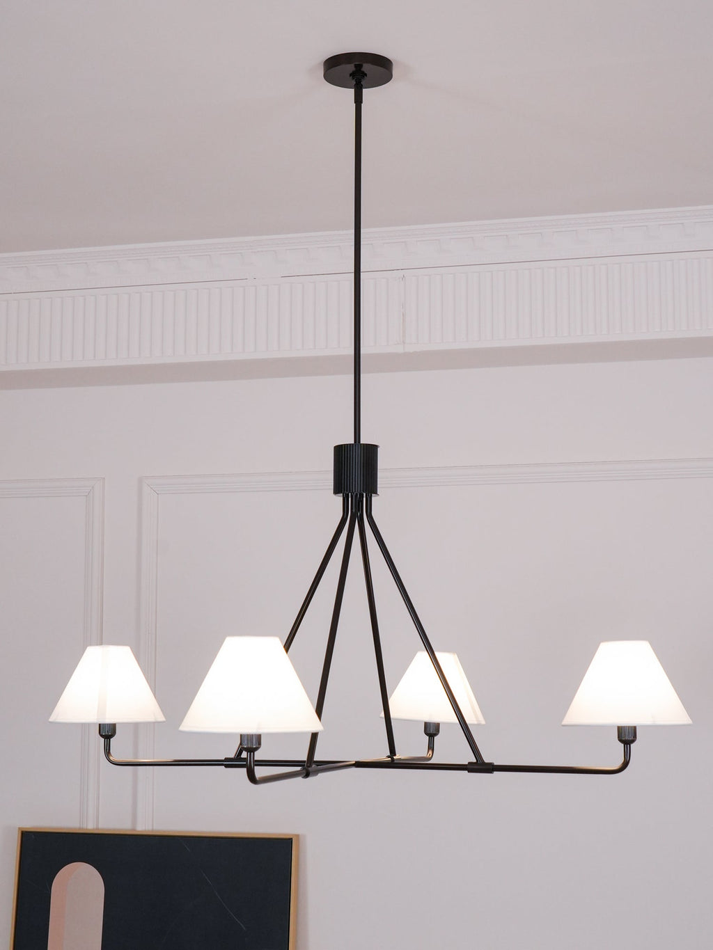Idenune Fabric Chandelier-Moonnatur