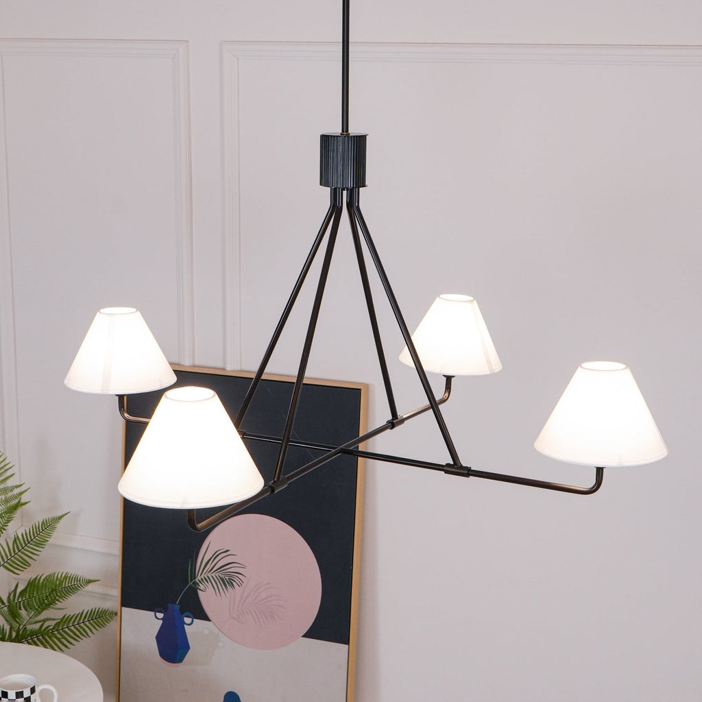 Idenune Fabric Chandelier-Moonnatur
