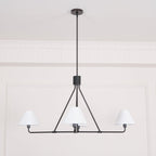 Idenune Fabric Chandelier-Moonnatur