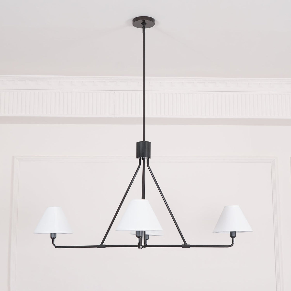 Idenune Fabric Chandelier-Moonnatur