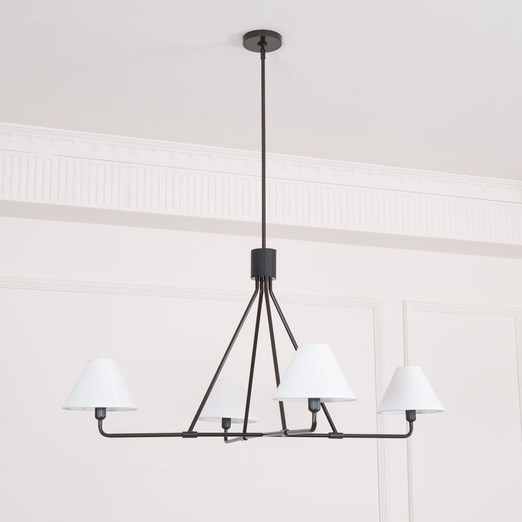 Idenune Fabric Chandelier-Moonnatur
