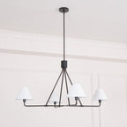 Idenune Fabric Chandelier-Moonnatur