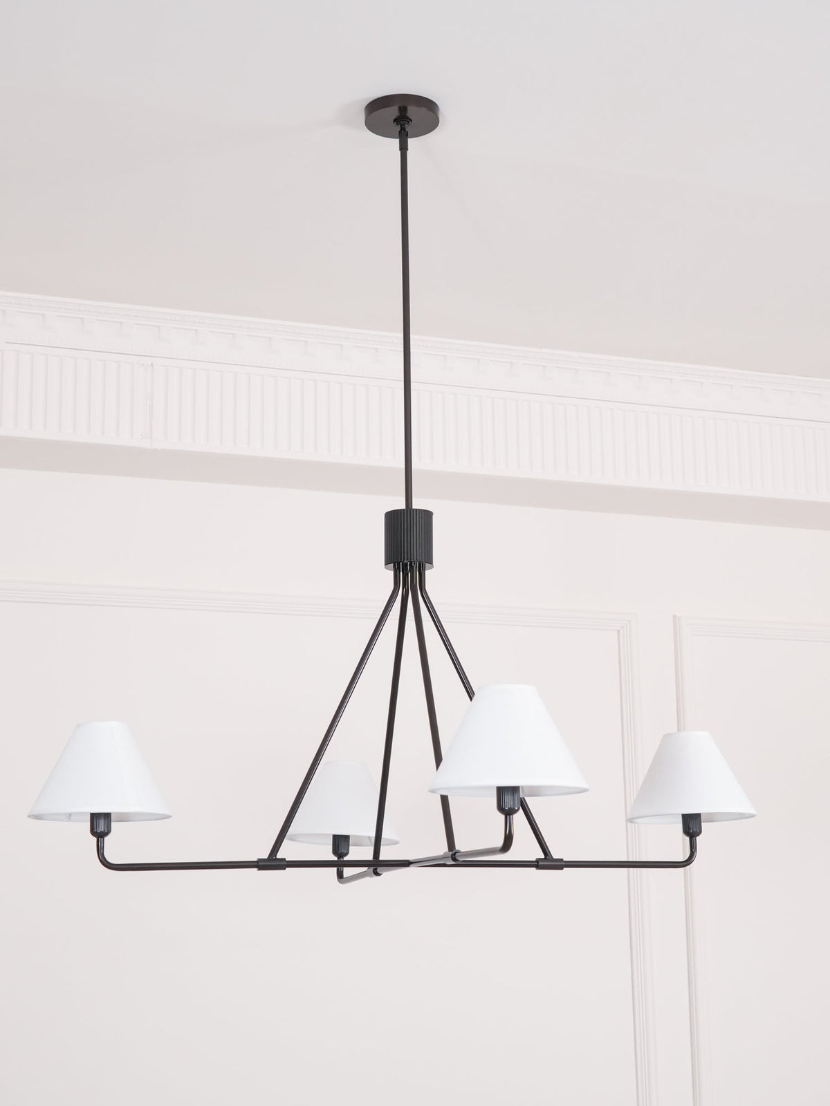 Idenune Fabric Chandelier-Moonnatur