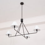 Idenune Fabric Chandelier-Moonnatur