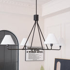 Idenune Fabric Chandelier-Moonnatur