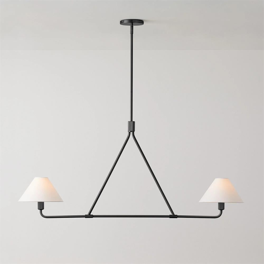 Idenune Fabric Chandelier-Moonnatur