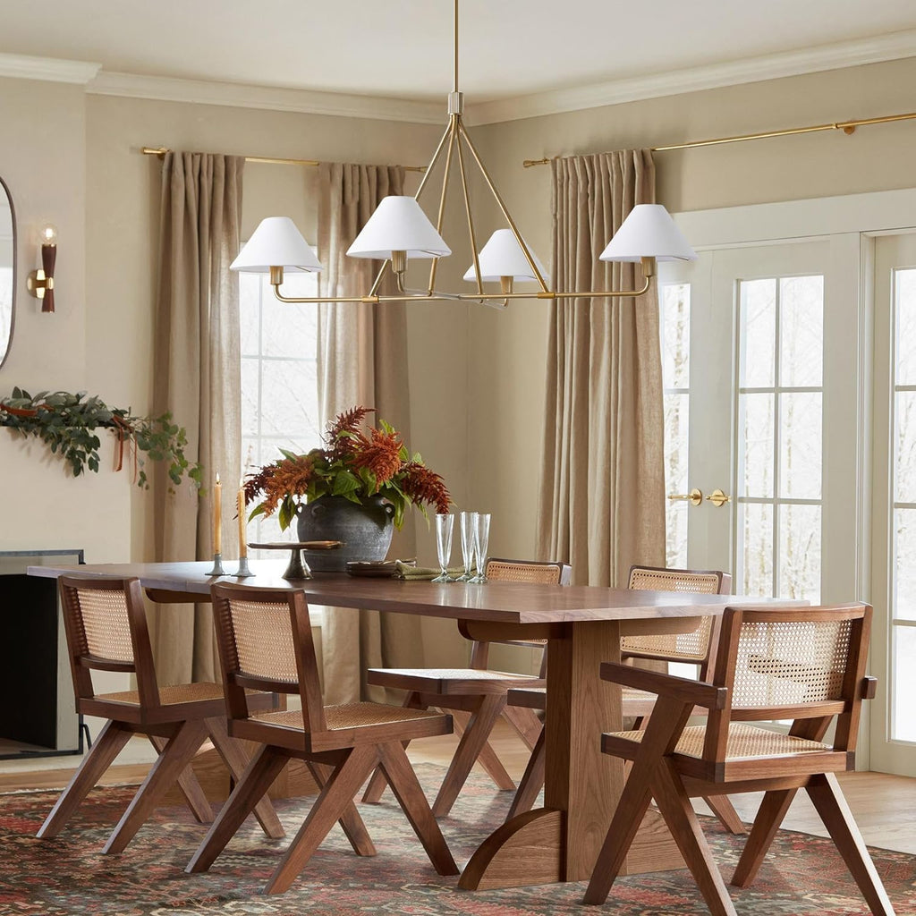 Idenune Fabric Chandelier-Moonnatur