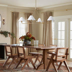 Idenune Fabric Chandelier-Moonnatur
