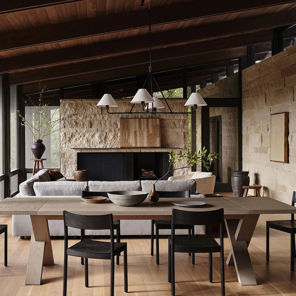 Idenune Fabric Chandelier-Moonnatur
