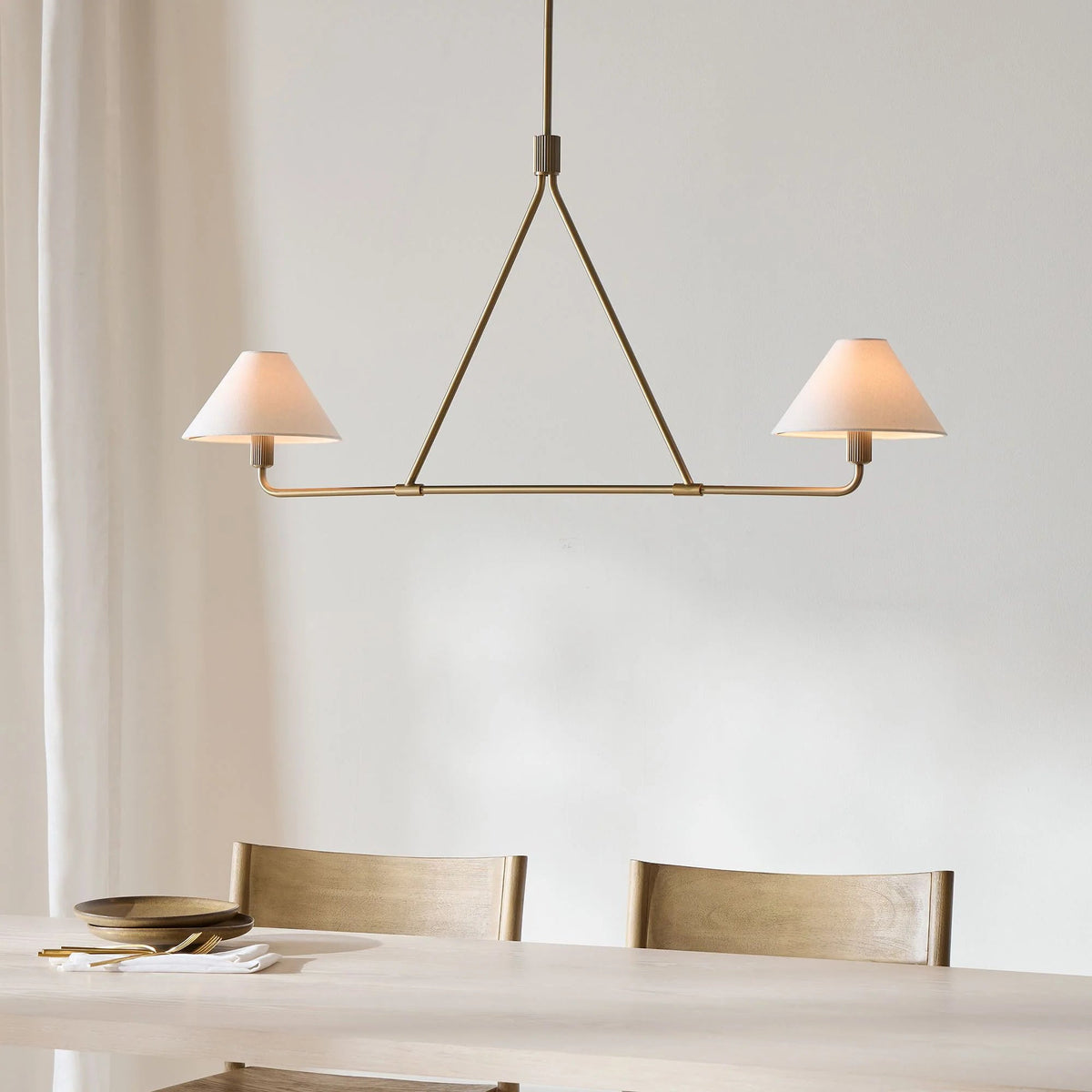 Idenune Fabric Chandelier-Moonnatur