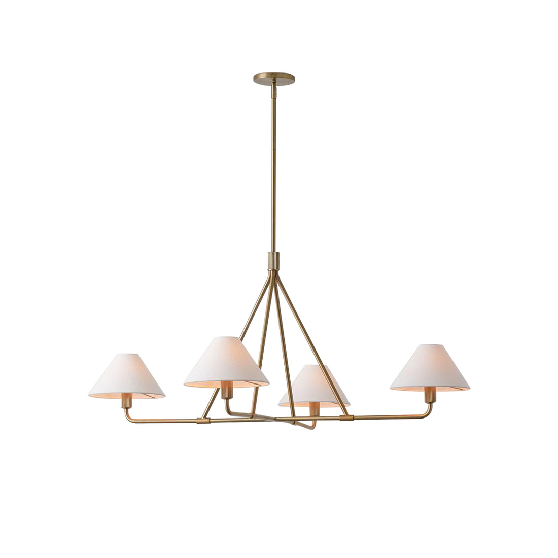 Idenune Fabric Chandelier-Moonnatur