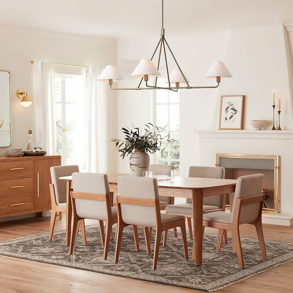 Idenune Fabric Chandelier-Moonnatur