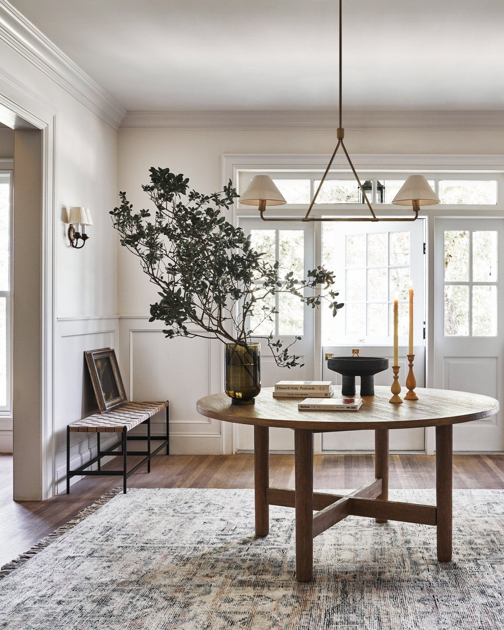 Idenune Fabric Chandelier-Moonnatur