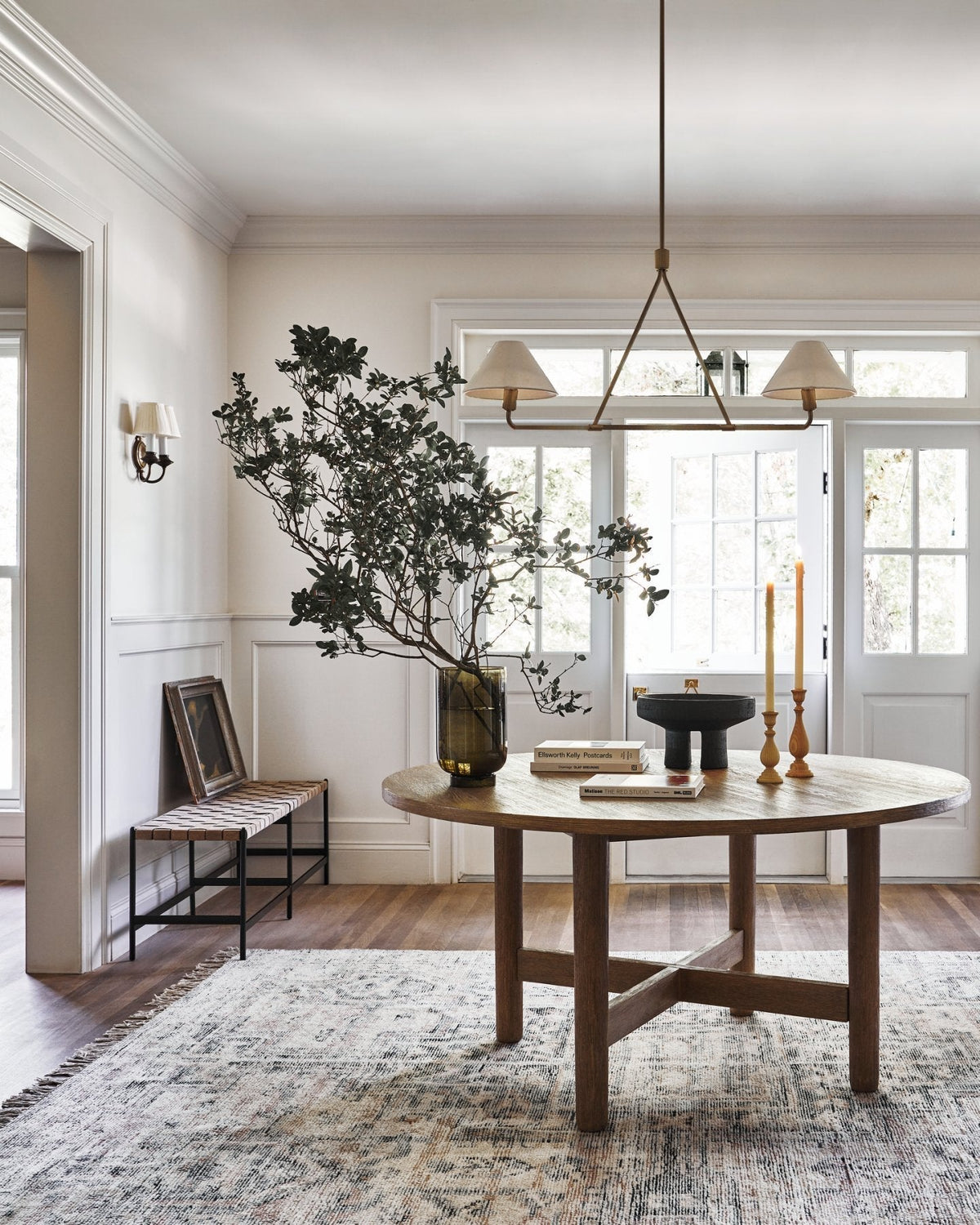 Idenune Fabric Chandelier-Moonnatur
