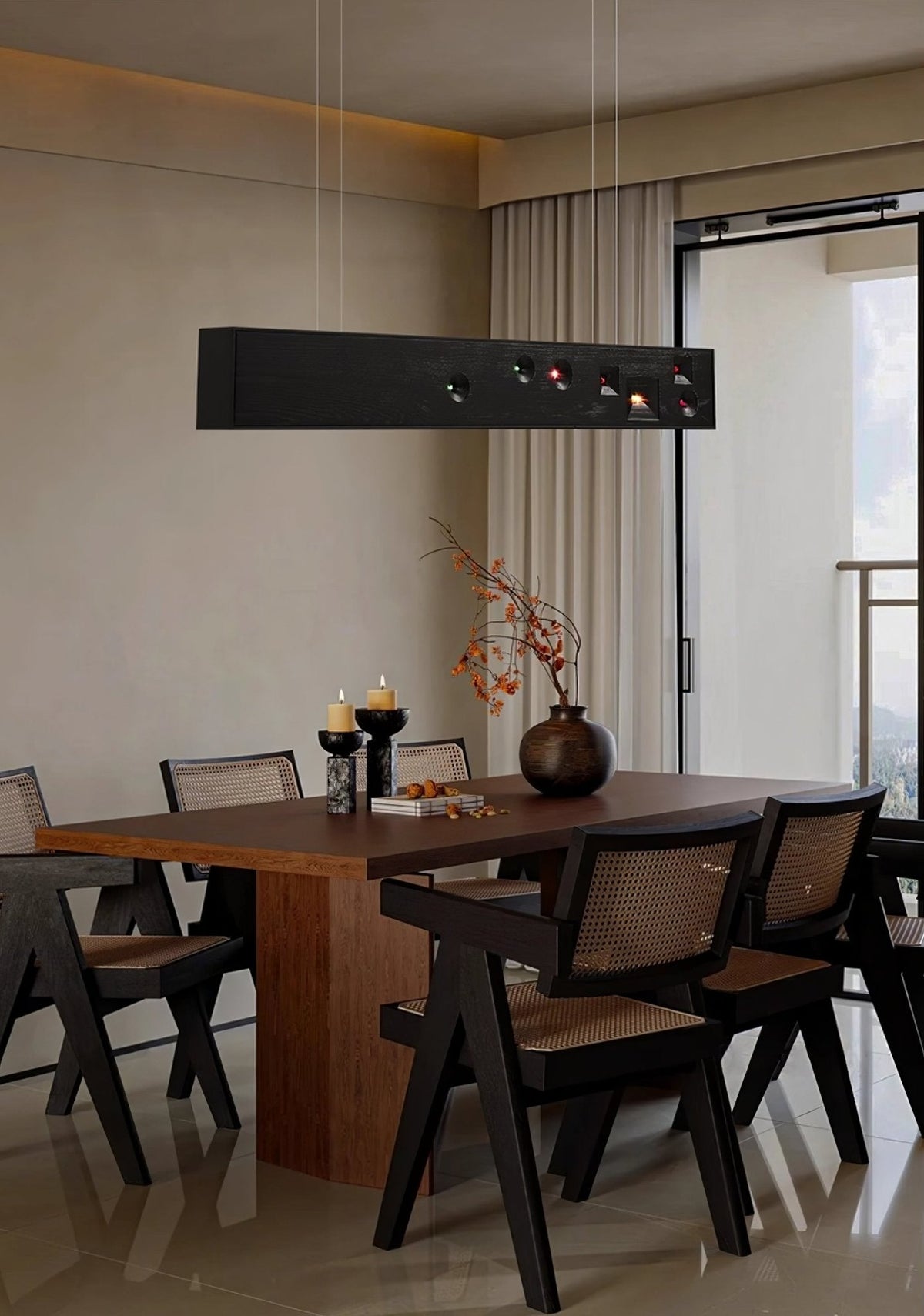 Dorrenaria Wood Pendant Light-Moonnatur
