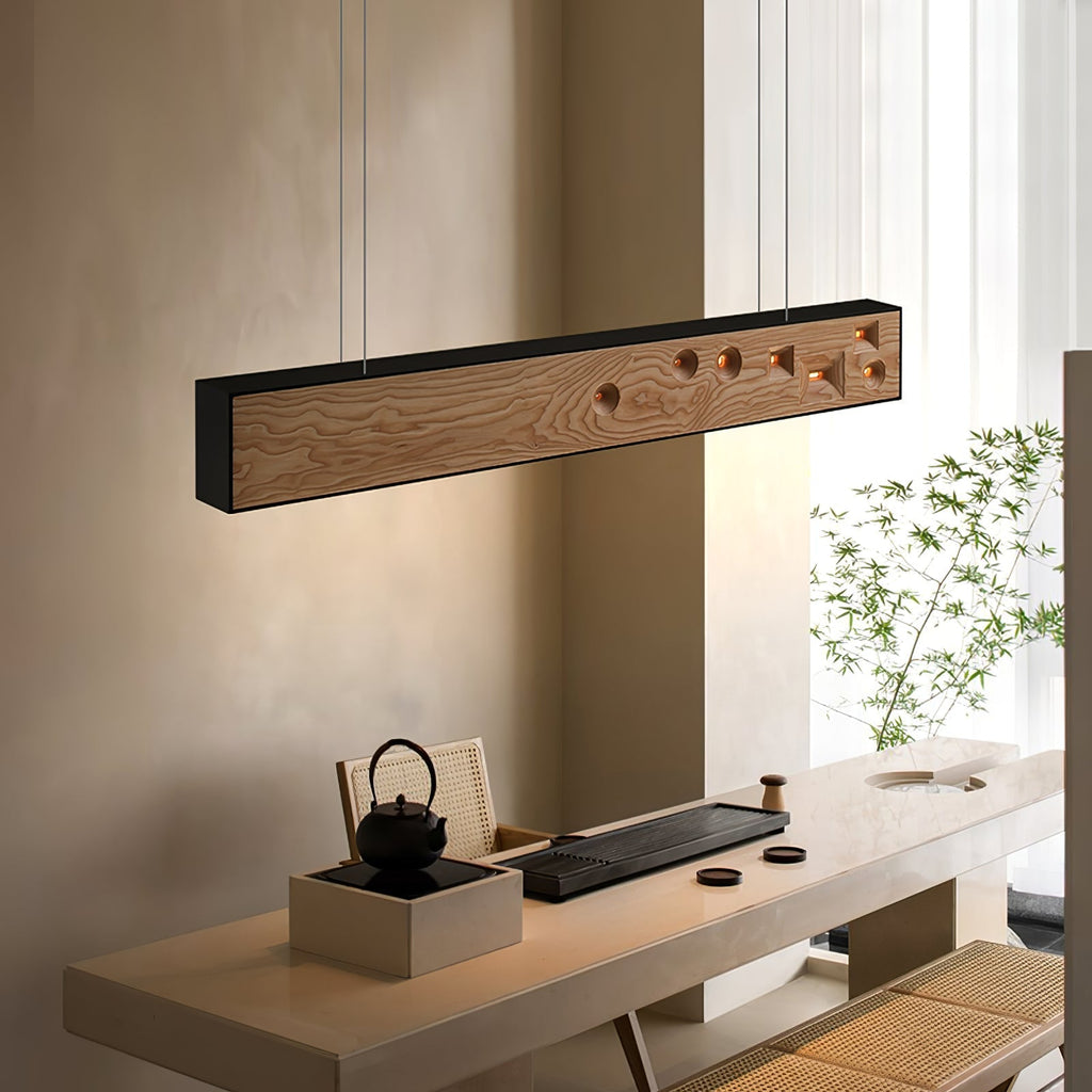 Dorrenaria Wood Pendant Light-Moonnatur