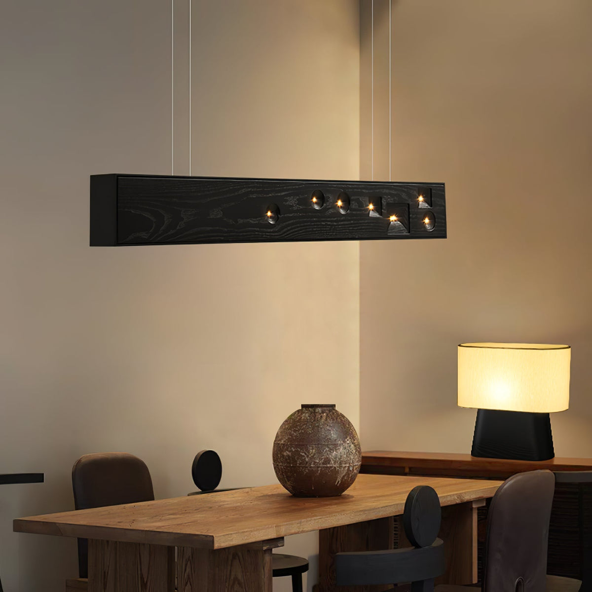 Dorrenaria Wood Pendant Light-Moonnatur